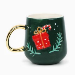 Кружка керамическая Ручная работа "Подарок" 600 мл 9612127