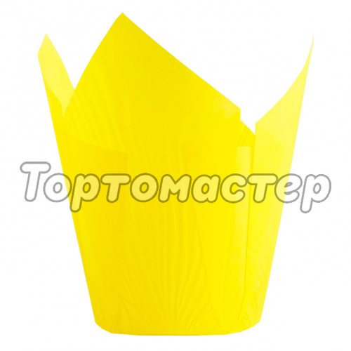 Капсула тюльпан Жёлтая D50 H80 мм 1 шт TULIP Y 50*80 E  716050PG_R, б-28