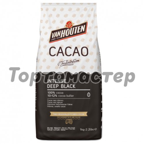 Какао-порошок VAN HOUTEN Алкализованный Чёрный 80 г DCP-10Y352-VH760