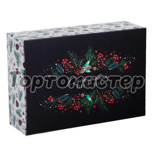 Коробка для сладостей "Веточки и ягодки" 16х23х7,5 см 4442910