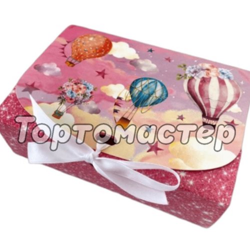 Коробка для сладостей Воздушные шары 16,5х11,5х5 см КУ-660