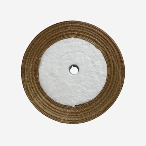 Лента для декора и упаковки Атласная Бежевая 1,5 см л05	