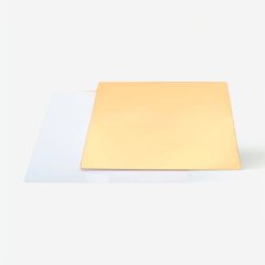 Подложка под торт Золото/Белая 3,2 мм 25х25 см 